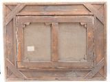 an old picture of a picture frame with a picture in it