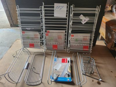 Lot d’accessoires de rangement cuisine et salle de bain – Me…
