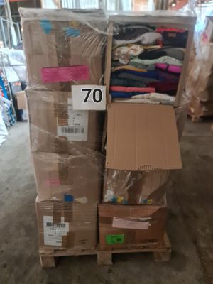 Palette de vêtements de seconde main – env. 150 kg