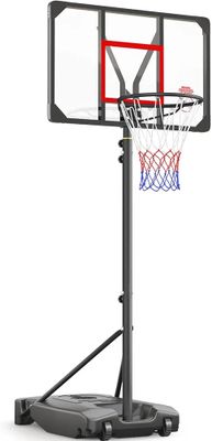 a basketball hoop with a basketball hoop attached to it