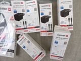 many different types of power cords and cords in the package