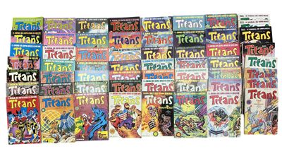 MARVEL TITANS. Ensemble de 57 COMICS des numéros 10 au 131.