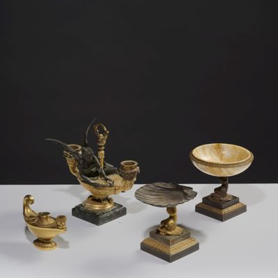 a lot of different items that are sitting on a table