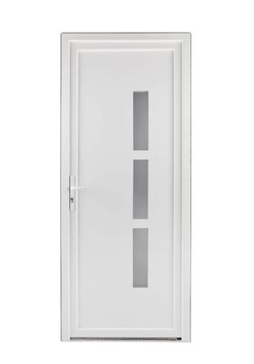 Porte de service PVC Manhattan H.200 x l.90 cm blanc poussan…