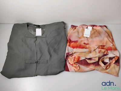 deux vêtements posés l'un à côté de l'autre sur une table