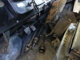 a picture of the inside of a car with a bunch of tools