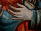 an image of a painting of a woman holding a baby in her arms
