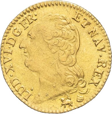 l'image d'une pièce d'or sur laquelle figure une tête de femme