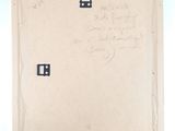an old picture of a piece of paper with some writing on it