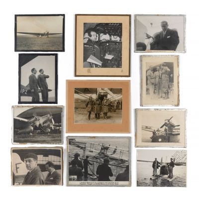 plusieurs vieilles photographies en noir et blanc représentant des hommes et des femmes en uniforme militaire