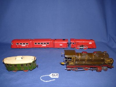 JEP O : Lot comprenant 3 locomotives : une électrique inspir…