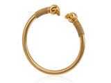 an image of a gold ring with a snake head on it