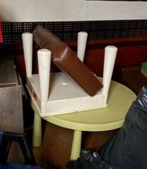 2 tables basses d'enfant PVC REF. 40