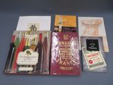 de nombreux types de vins et d'autres produits sur la table
