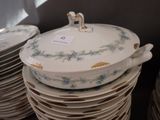 a lot of plates stacked on top of each other