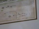 a picture of a picture of a painting with a name on it