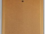 a painting of a brown square frame with a black border