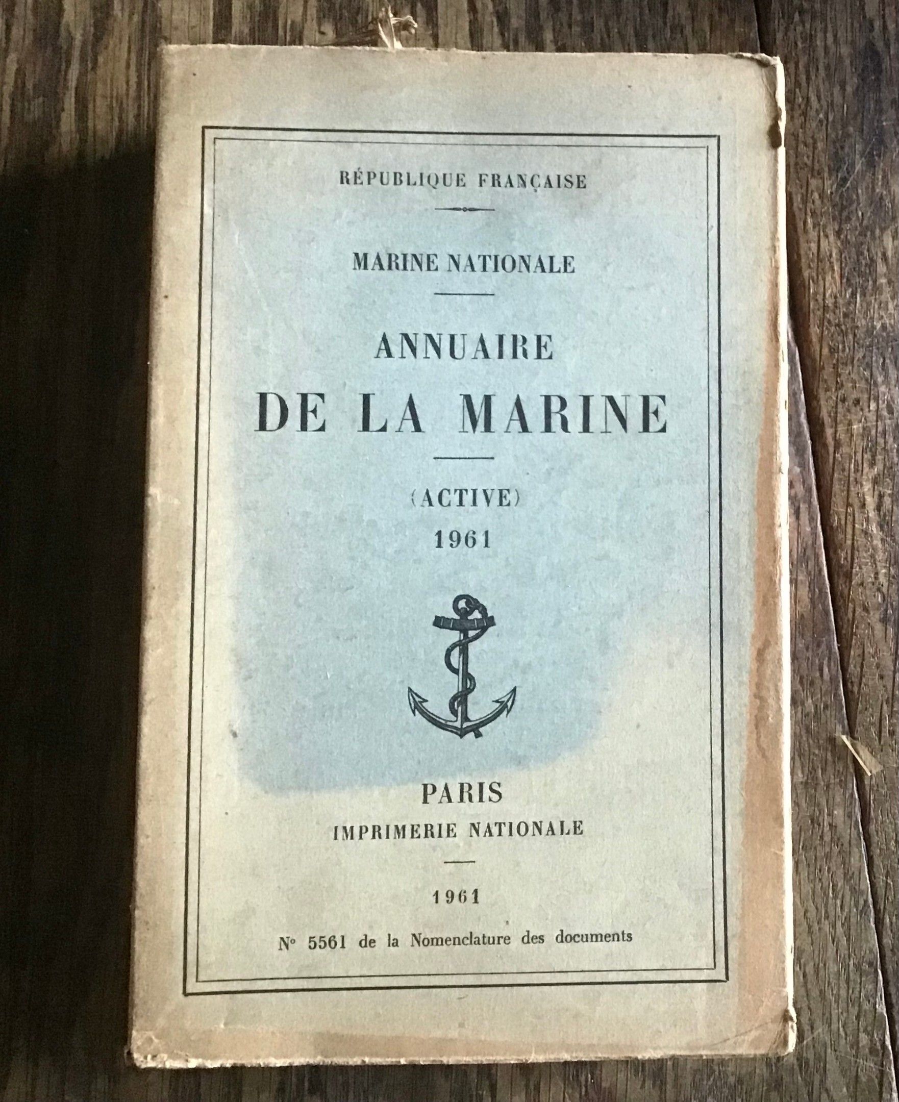 Annuaire de la Marine 1961