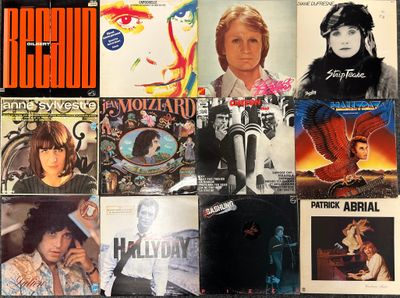 Chanson Française. Ensemble de 37 disques vinyles 33T compre… - Photo 1