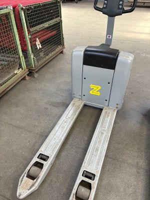 an image of a forklift in a warehouse