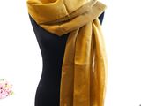 yellow scarf with fringes on mannequin mannequin mannequin mannequin mannequin mannequin mannequin mannequin manne