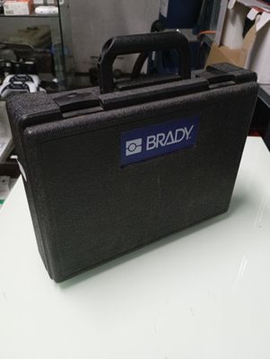a briefcase that is sitting on a table in a room