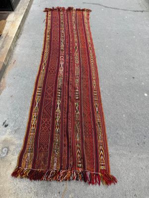 TAPIS-GALERIE kilim en laine 290X80 cm