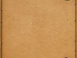an empty cardboard box with a hole in the middle of it