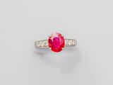 a ruby and diamond ring