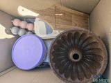 a box with a cake in it that is inside of it
