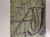 a picture of a drawing of a boat on a piece of paper