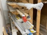 many different types of wood in this room