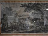 a picture of a painting on the wall of a building