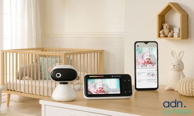 Babyphone Vidéo Motorola PIP1500 Connect – écran couleur 5",…