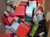 a cardboard box filled with many different types of boxes