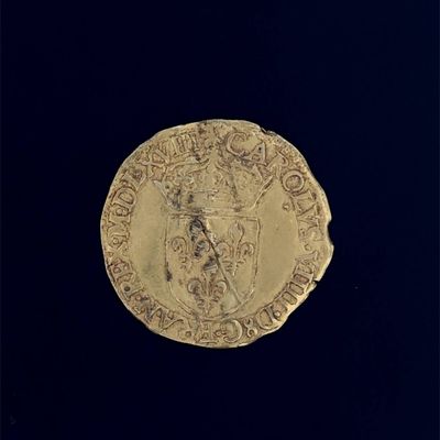 l'image d'une pièce d'or ornée d'une couronne