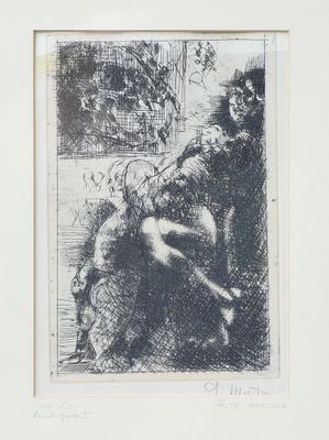 un dessin en noir et blanc d'une femme assise sur une chaise