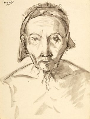 André MAIRE (1898 - 1984), Indochine, "Portrait d'indochinoi…