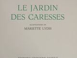 le jardin des caresses, editions germaine paul