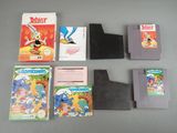 Les cartouches de Game Boy sont posées les unes à côté des autres sur la table.