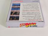 the back cover of a nintendo game box on a white surface