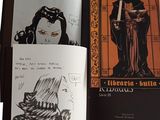 un livre sur lequel figurent le dessin d'une femme et celui d'un homme