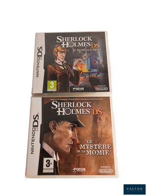 two dvds of sherlock and the holmess and the mystery of the mommyie