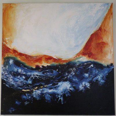 Sylvie MEISSONNIER. Terre Promise, 2012. Huile sur toile, si…