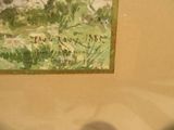 a picture of a painting on the wall of a room