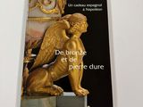 book cover of the bronze statue of an angel on a pedestal
