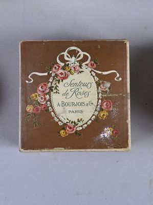 a small box with a label on it and a small box with a label on it