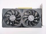 an image of a close up of a graphics card with two fans