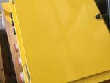 a yellow box that is sitting on top of a table