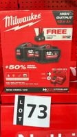 MILWAUKEE. Kit M18 HNRG-122 avec 2 batteries 12 Ah et 1 char…